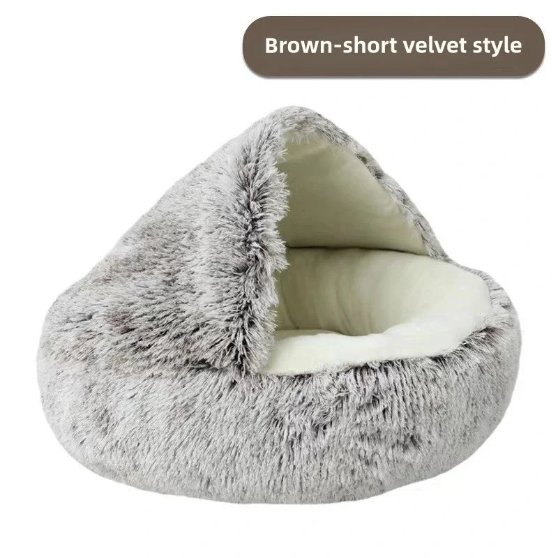 Soft Plush Winter Pet Bed & Cat Nest