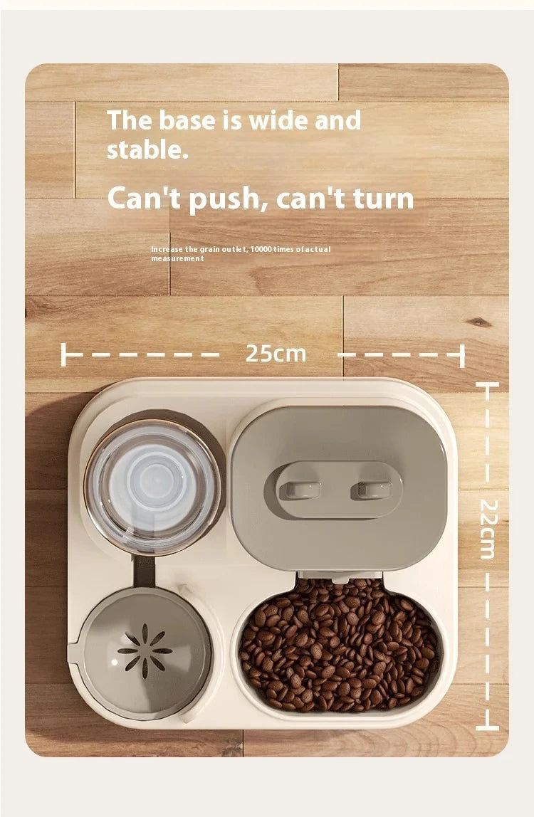 Gravity Pet Feeder & Waterer Set (Anti-Spill)