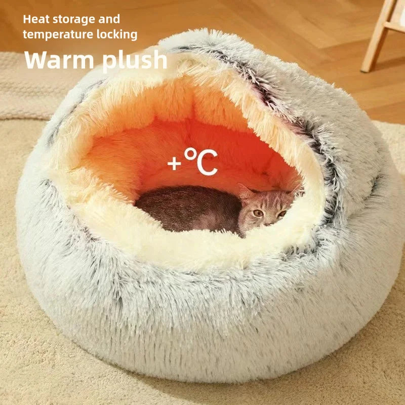 Soft Plush Winter Pet Bed & Cat Nest