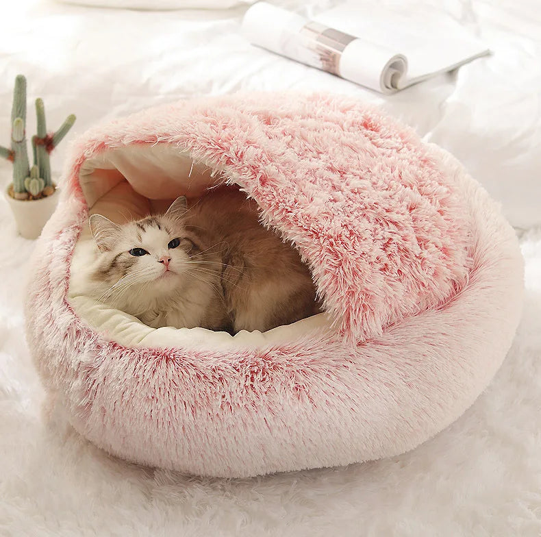 Soft Plush Winter Pet Bed & Cat Nest