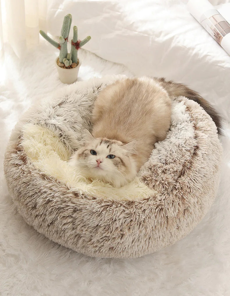 Soft Plush Winter Pet Bed & Cat Nest