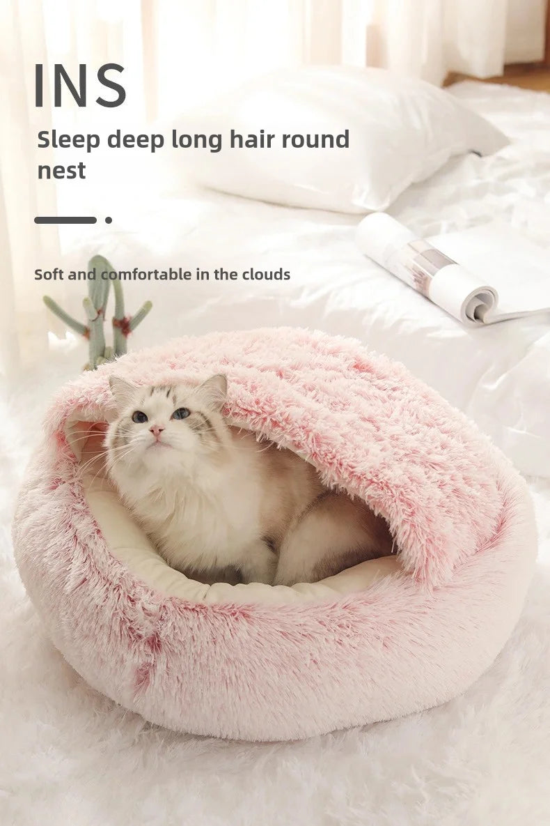 Soft Plush Winter Pet Bed & Cat Nest