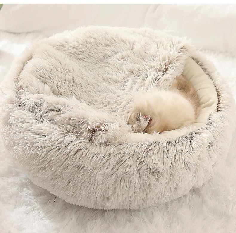 Soft Plush Winter Pet Bed & Cat Nest