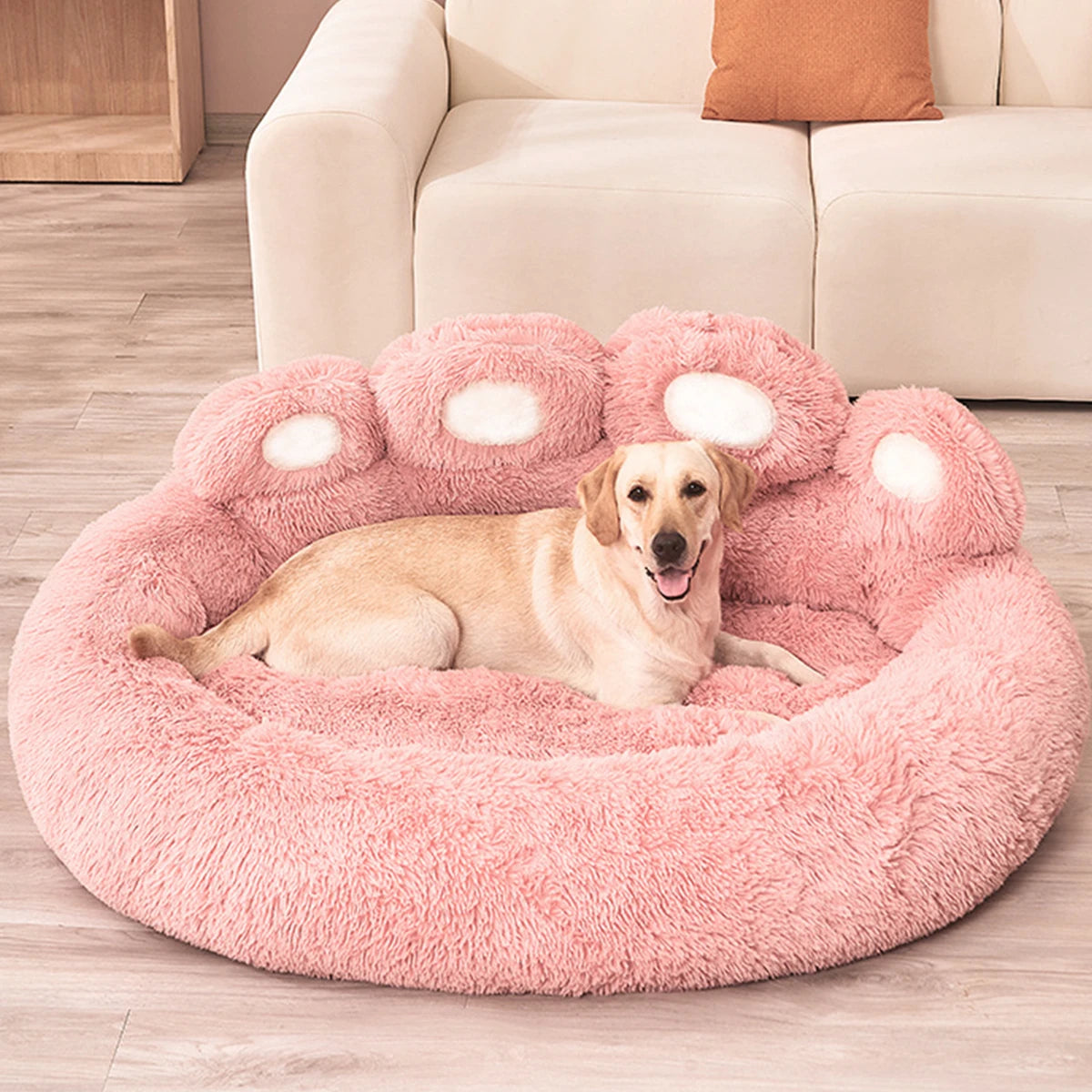 Fluffy Winter Pet Bed & Basket