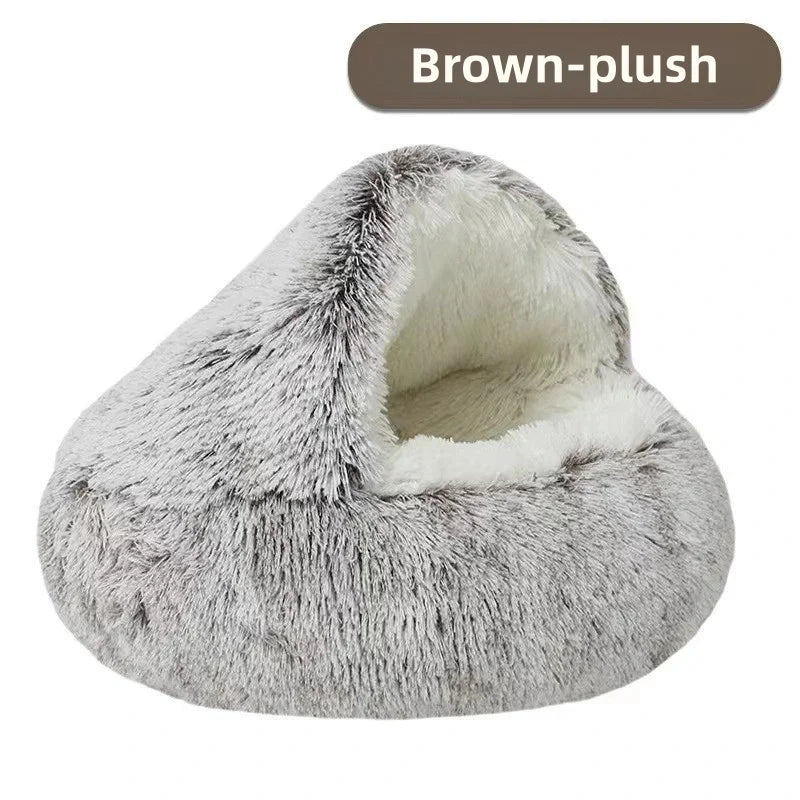 Soft Plush Winter Pet Bed & Cat Nest